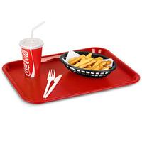 Fast Food Tray Medium Red 12 x 16inch (Pack of 12)