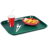 fast food tray large forest green 14 x 18inch single
