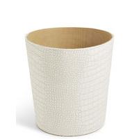 Faux Leather Waste Bin