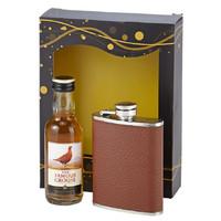 famous grouse 5cl miniature hipflask gift pack