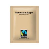 Fairtrade Brown Demerara Sugar Sachets - 1 x Pack of 100 Sugar Sachets