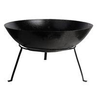 Fallen Fruits Large Metal Fire Bowl on Stand
