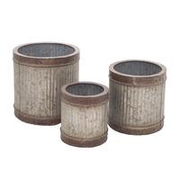Fallen Fruits Set of 3 Small Round Planters