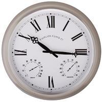 Fallen Fruits Wall Clock And Weather Station Roman