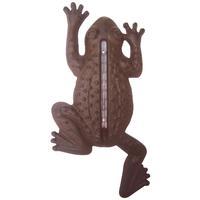 Fallen Fruits Cast Iron Frog Thermometer