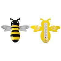 Fallen Fruits Bee Window Thermometer