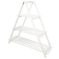 Fallen Fruits Plant Ladder Triangle in White