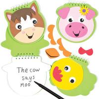 Farm Animal Notebook Kits (Pack of 4)