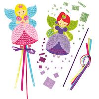 Fairy Princess Mosaic Wand Kits (Pack of 16)