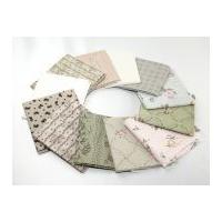 fat quarters cotton quilting fabric assorted cream