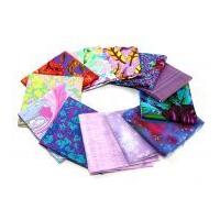 Fat Quarters Cotton Quilting Fabric Assorted Purple