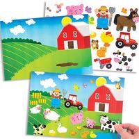 farm sticker scenes pack of 16