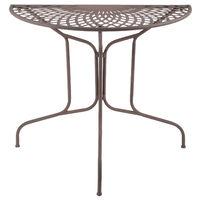 Fallen Fruits Old Rectory Half Round Metal Table