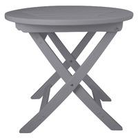 Fallen Fruits Foldable Round Table Grey