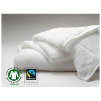 fair trade organic white bath mat