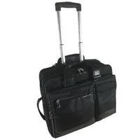 falcon mobile laptop trolley case 156 inch black 2563