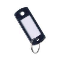 Facilities Key Hanger Standard with Fob 50x22mm Black Pack 100 086586