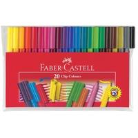 Faber-Castell Playing and Learning 20 Clip Colour Pens
