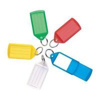 facilities sliding key fob coloured label holder medium 20mm ring