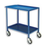 Facilities Tray Trolley 2 Tier Blue 69301X