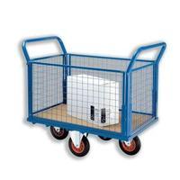 Facilities Truck Balanced Wheel Mesh Panel Blue 693044