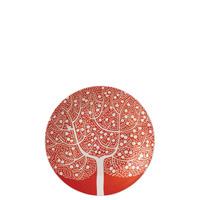 fable red tree accent side plate 16cm karolin schnoor