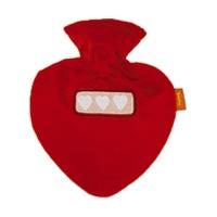 fashy red heart water bottle