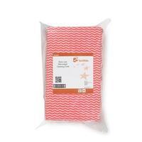 facilities cleaning cloths anti microbial 40gsm w500xl300mm wavy line