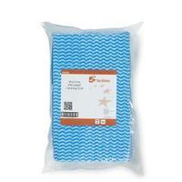 facilities cleaning cloths anti microbial 40gsm w500xl300mm blue pack