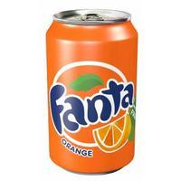 Fanta 330ml Orange Soft Drink Can Pack 24 FAN 2101