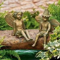 Fairy Boy Garden Statue