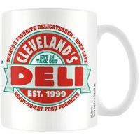 Family Guy Cleveland\'s Deli Ceramic Mug, Multi-colour