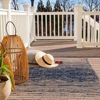 FAB HAB BROOKLYN OUTDOOR RUG in Blue