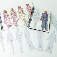 Fashion Figure Templates. Female Hands at Side. Each