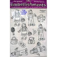 Fashion/disco Embellishments - Shrinkles