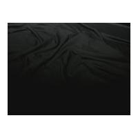 Fabulous Quality Plain Viscose & Lycra Stretch Jersey Dress Fabric Black