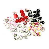 Fabric Covered Round Assorted Buttons