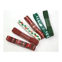 Fantasia Colour Co-ordinating Ribbon Bundles Happy Christmas