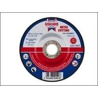 faithfull cut off disc for metal depressed centre 100 x 32 x 16mm