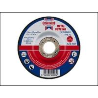 Faithfull Cut Off Disc for Metal Depressed Centre 115 x 3.2mm x 22mm