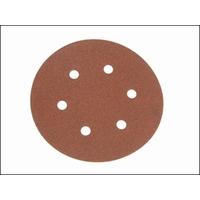 Faithfull Hook & Loop Sanding Disc DID2 Holed 150mm x 120g (25)