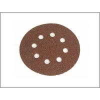 Faithfull Hook & Loop Sanding Disc 125mm DID3 (5) Medium Fine