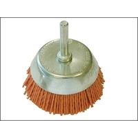 Faithfull Nylon Wheels Cup Brush 65 x 6mm Shank