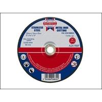 faithfull cut off disc for metal depressed centre 230 x 18 x 22mm