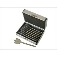 Faithfull Flat Bit Set 8 Piece in Aluminium Case