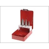 Faithfull HSS Taper Drill Set 3 Piece Set