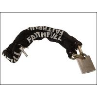 Faithfull 1 Metre Heavy-Duty Chain & Padlock