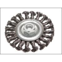 Faithfull Circular Wire Brush 115 x 12 x M14 x 2 0.35mm Wire