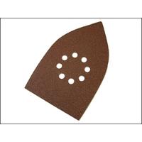 faithfull multi sander sheets hook loop red 5 coarse