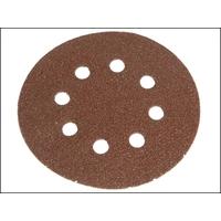 Faithfull Hook & Loop Sanding Disc 150mm DID2 (5) V/ Fine